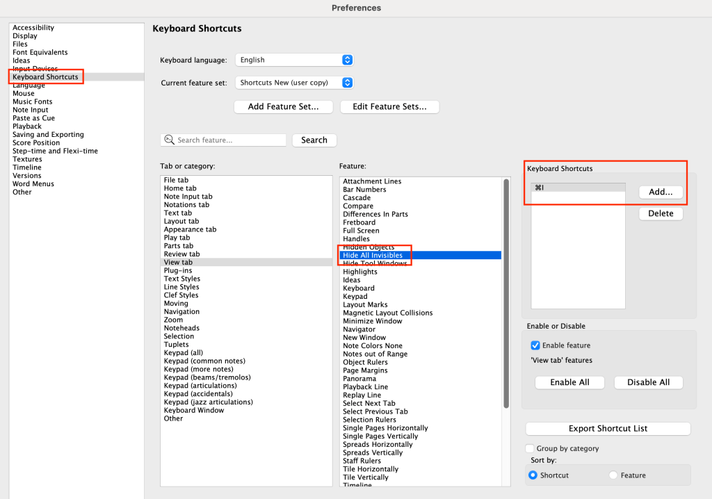 Customizing Your Sibelius Ultimate Workspace: Invisibles and Panels ...