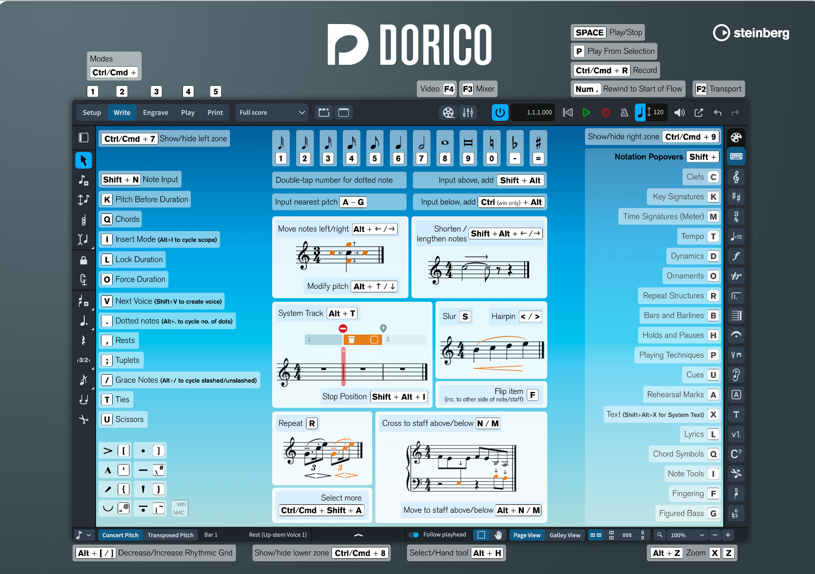 Dorico Mousepad graphic